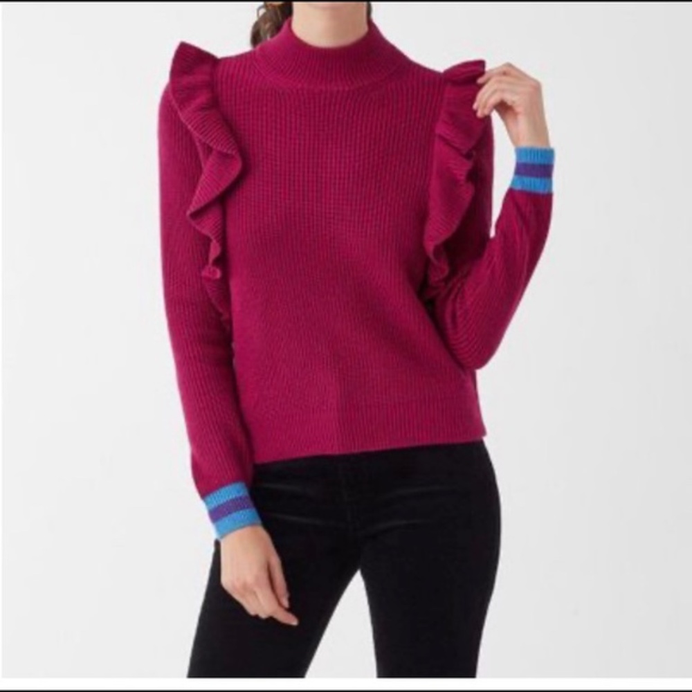 Splendid X Margherita Amico Turtleneck Sweater Size Medium